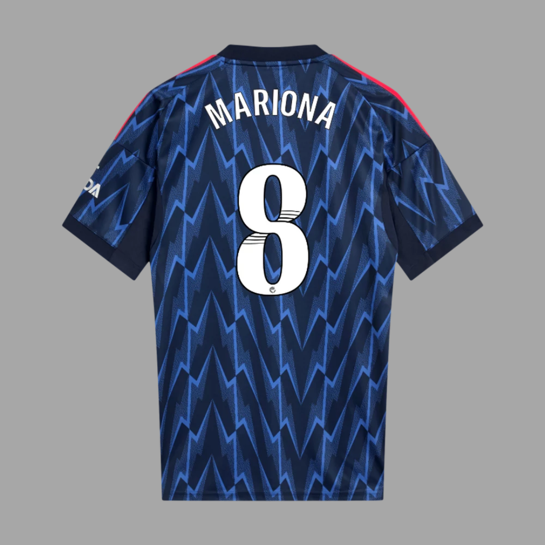 Arsenal 2025/26 Straight Fit Away Stadium Jersey MARIONA 8
