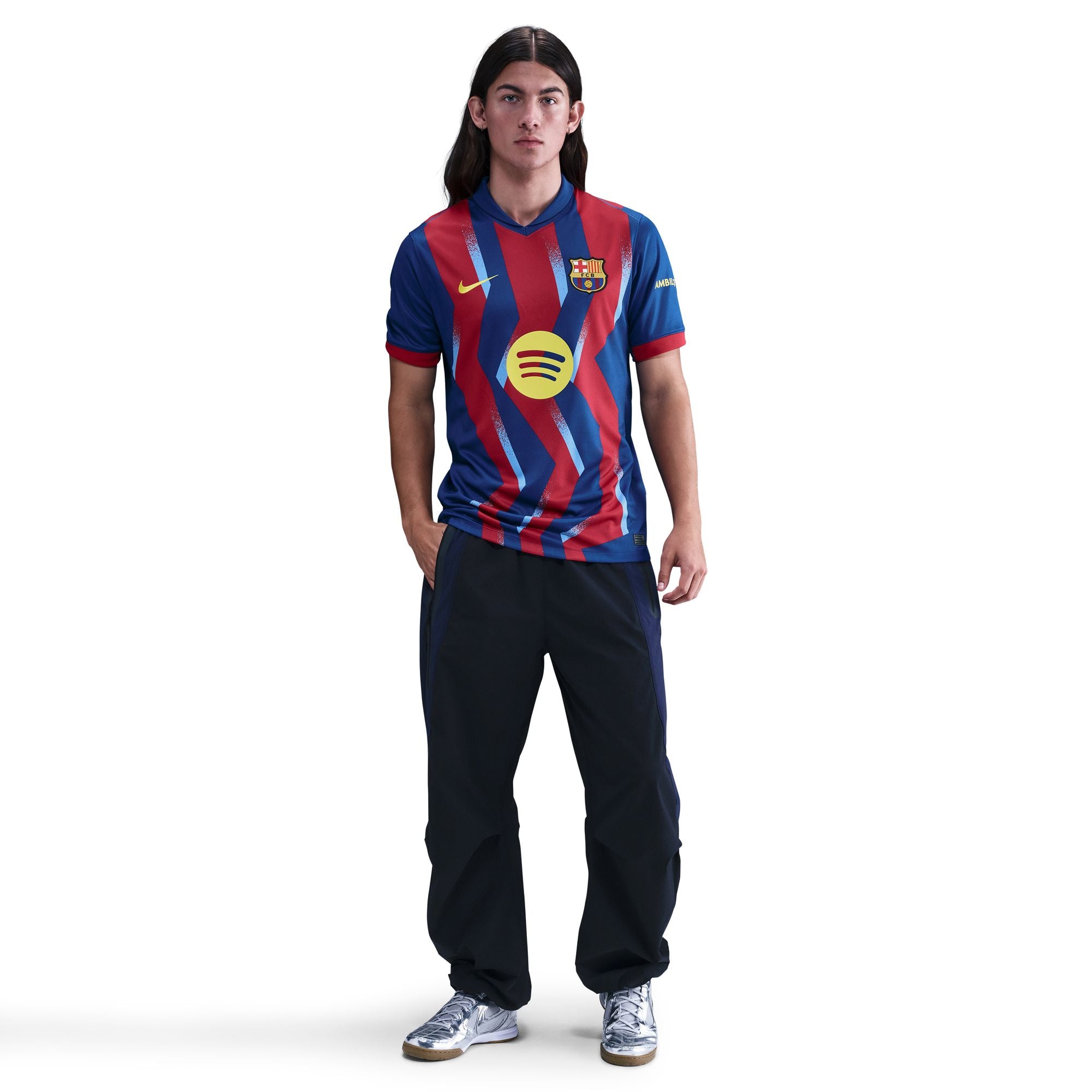 FC Barcelona 2025/26 Stadium Fourth Straight Fit Jersey