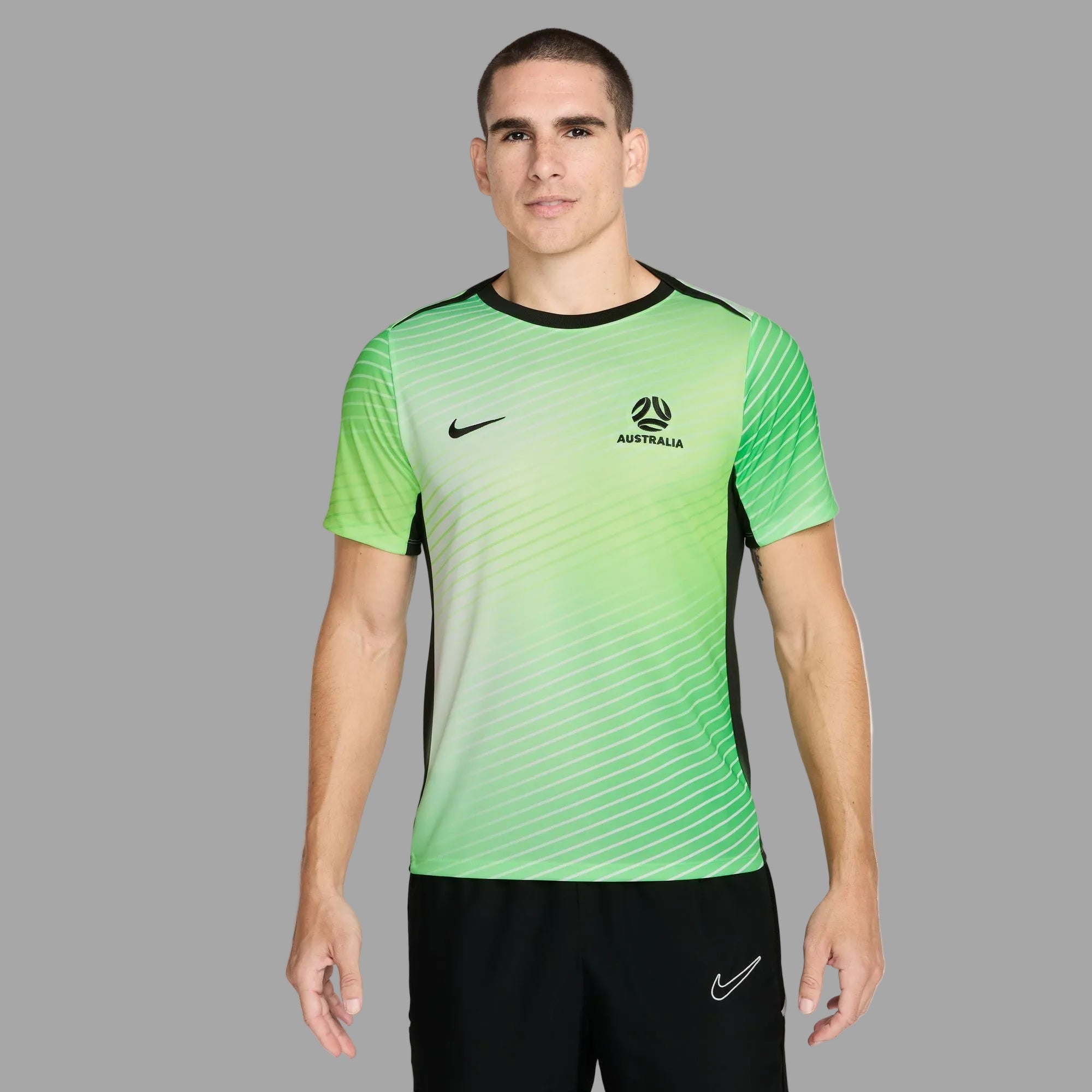 Australia Pre-Match Short-Sleeve Straight Fit Shirt