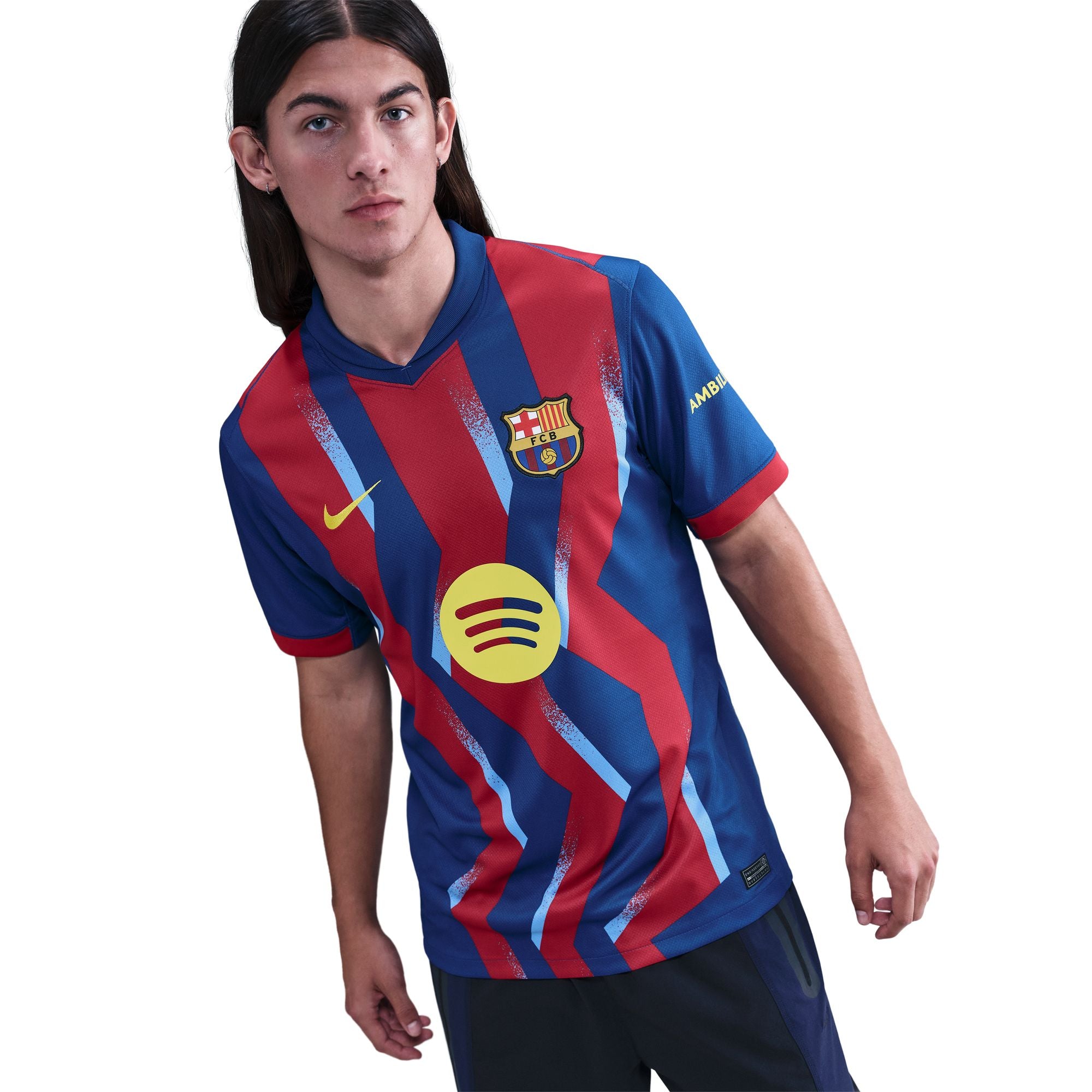 FC Barcelona 2025/26 Stadium Fourth Straight Fit Jersey