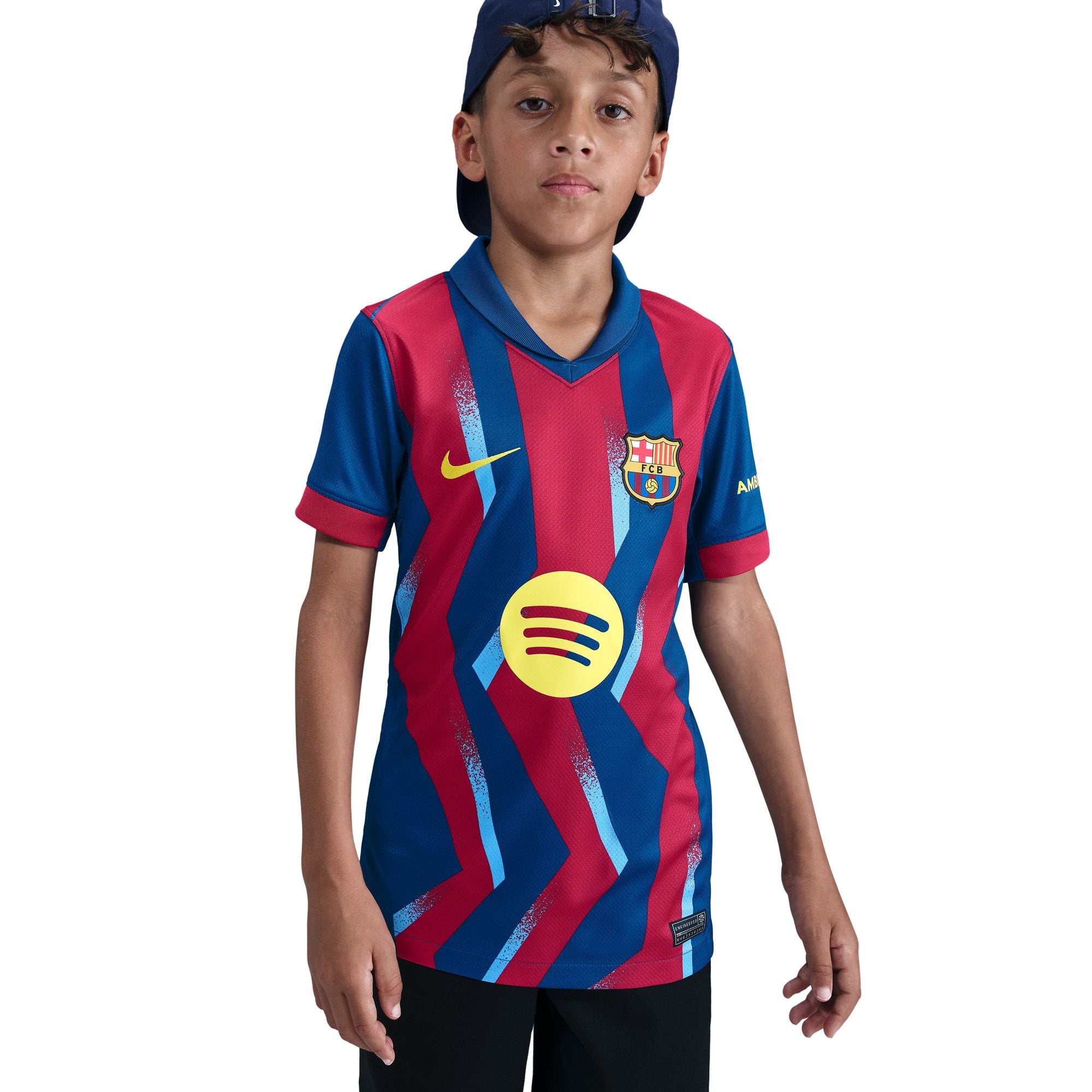 KIDS FC Barcelona 2025/26 Stadium Fourth Shirt